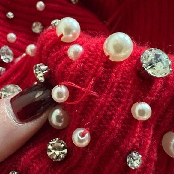 Cashmere Jeweled Sweater - Picture 10 of 10